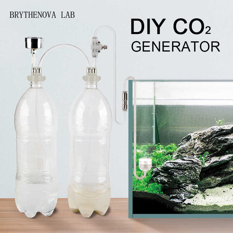 Aquarium Moss - Generatore di CO2 per Acquario, Kit