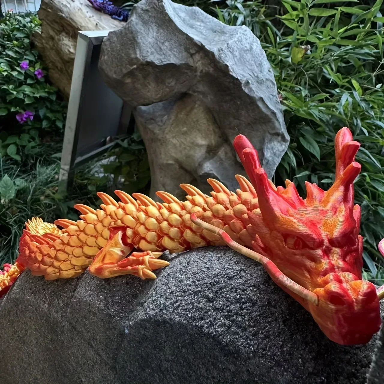 Planted Tank - Statuetta di Drago Cinese Stampata in