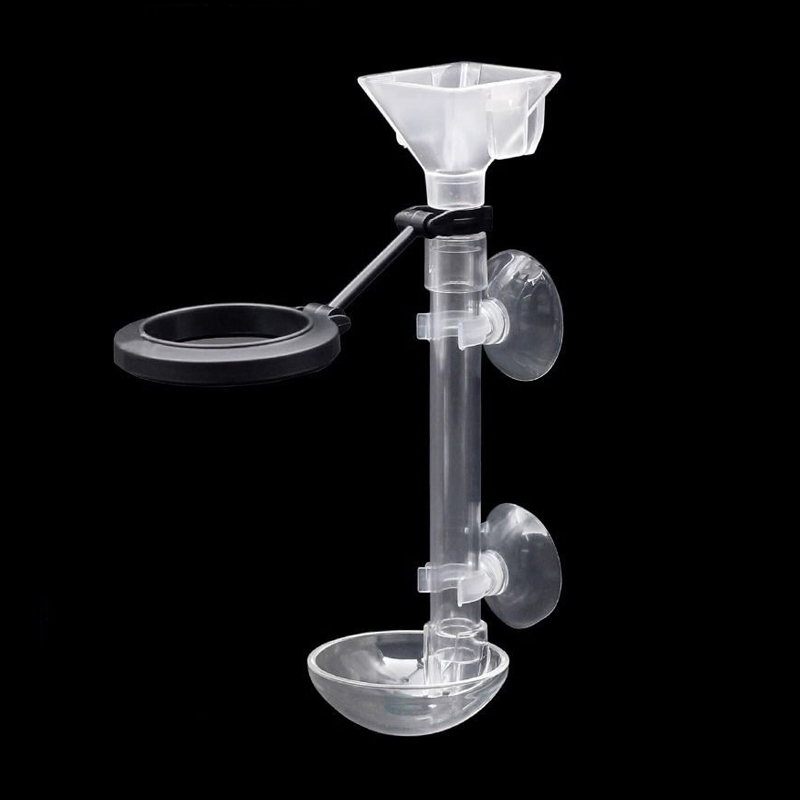 Aquarium Fertilizer - Alimentatore per pesci in acrilico per