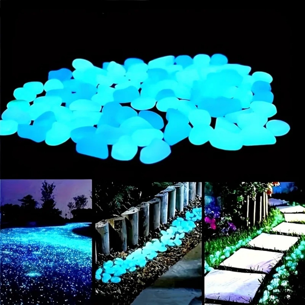 Plant Aquarium Pot - 100 ciottoli che si illuminano al
