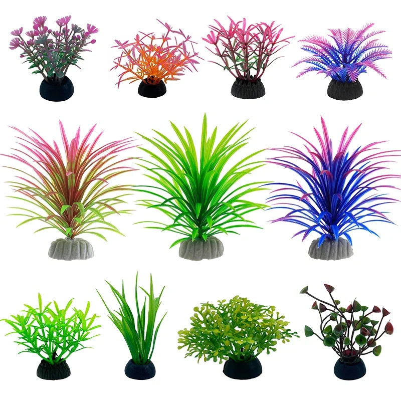 Live Plant Aquarium - Simulazione decorativa per acquario in PVC