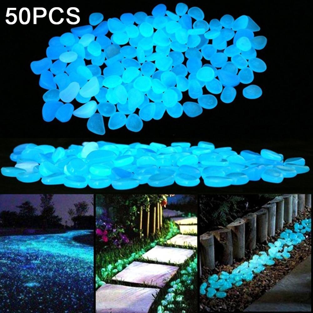 Plant Aquarium Pot - 50 Pezzi di Ciottoli Luminosi a