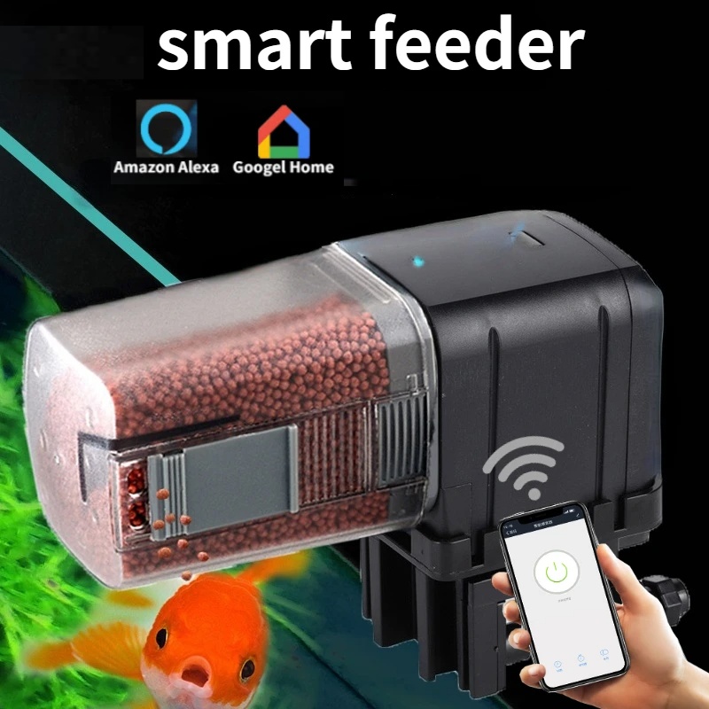 Aquarium Fertilizer - Alimentatore per pesci WiFi Alimentatore automatico