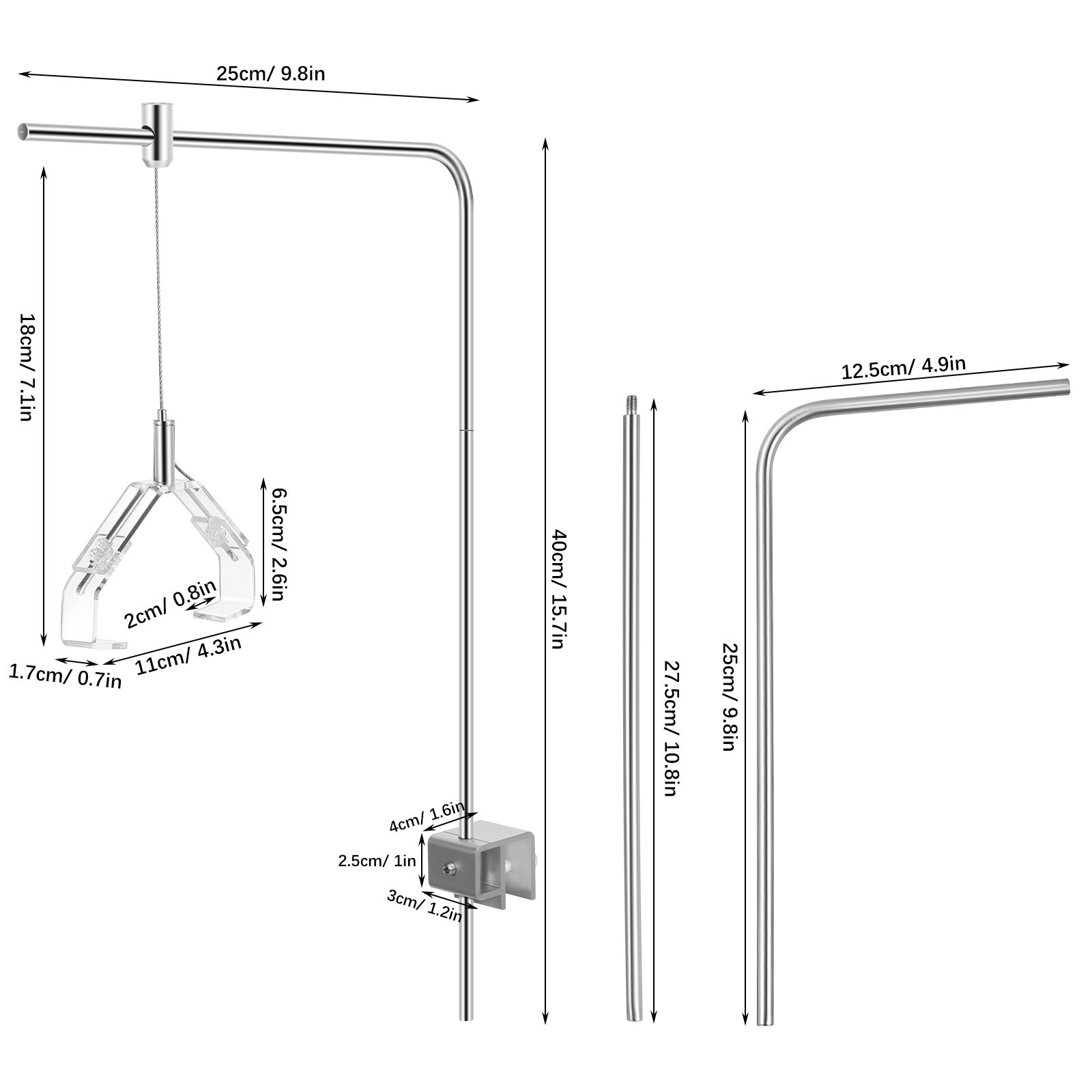 Supporto per lampada da acquar - Aquarium Plant Holder recensione e prezzo