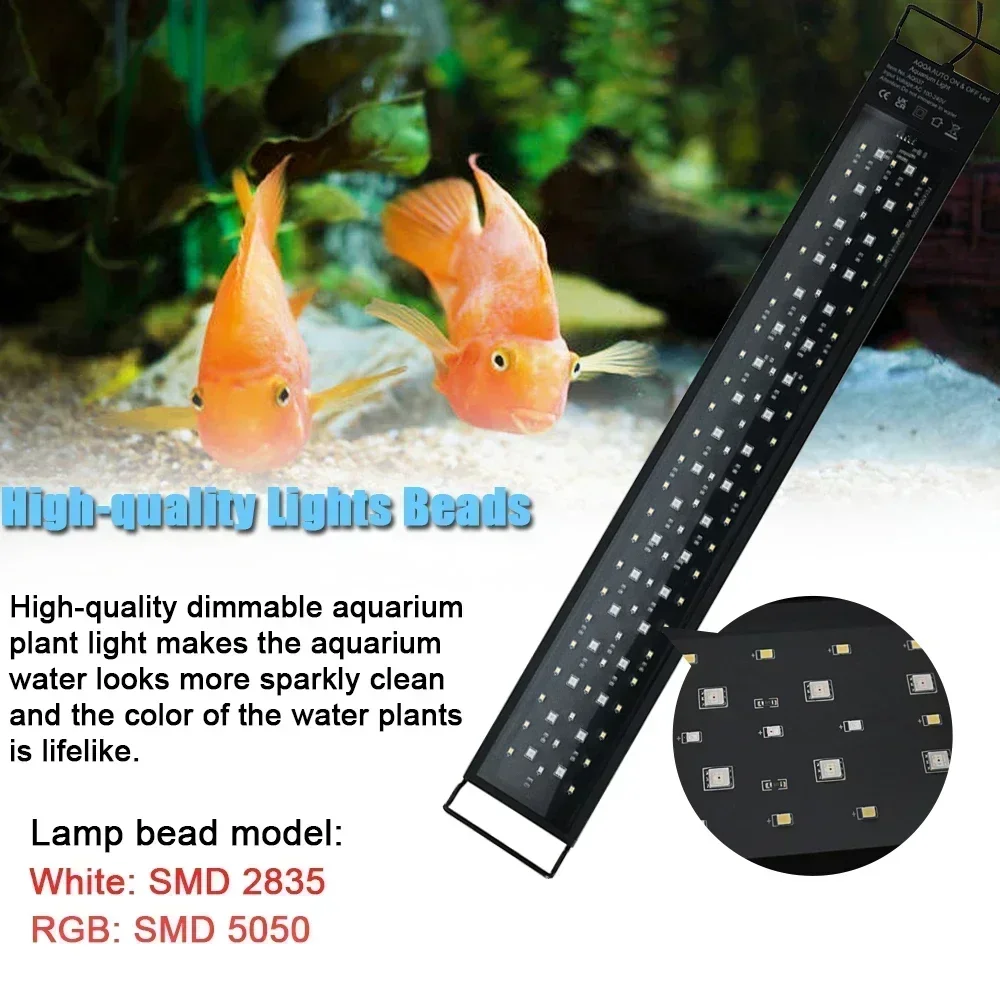 Luce LED per acquario impermea - Aquarium Plant Light recensione e prezzo