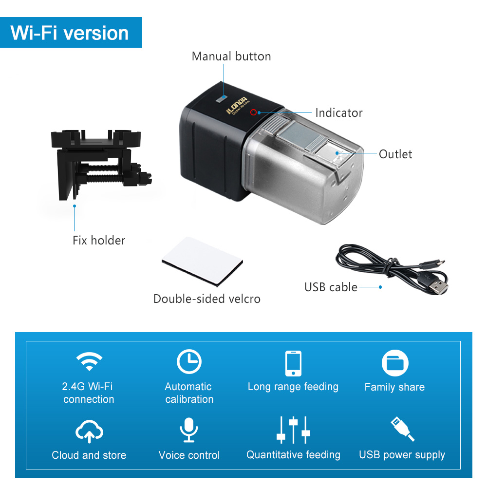 Alimentatore per pesci WiFi Al - Aquarium Fertilizer recensione e prezzo